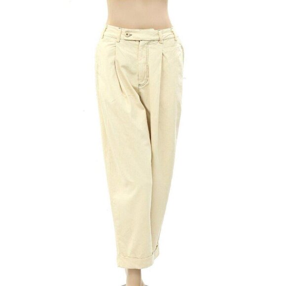 Free People Needed Breaking Cord Trousers Pants Mid-Rise Pull-on XS-2 New